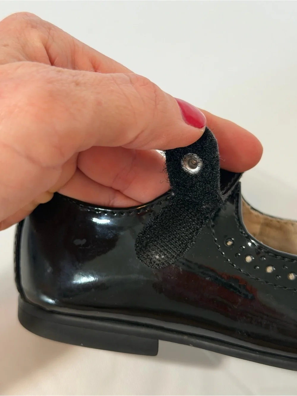 🖤 FootMates Girls Black Patent Mary Jane Dress Shoes | Size 10.5 🖤